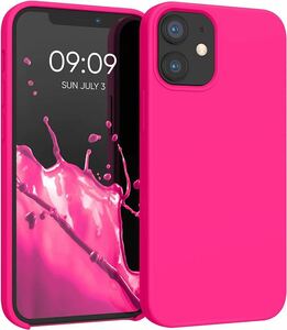 2312280☆ kwmobile スマホケース 対応: Apple iPhone 12 mini ケース - TPU リキッド シリコン カバー - 耐衝撃 傷防止 サラサラ Case