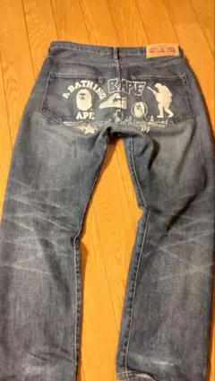 A  BATHING APE  (Bape)　DENIM  　size34インチ