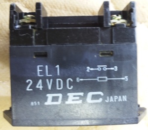 EDC　　EL1　　24VDC　　リレー