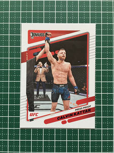 ★PANINI 2022 UFC DONRUSS #55 CALVIN KATTAR［FEATHERWEIGHT］ベースカード「BASE」PRESS PROOF PURPLE パラレル版★