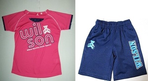 ☆Wilson ジュニア Tシャツ+パンツ セット(100) 新品！☆