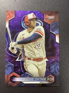 250枚限定 大谷翔平 2023 Bowman’s Best PURPLE REFRACTOR リフラクター Shohei Ohtani MLBカード