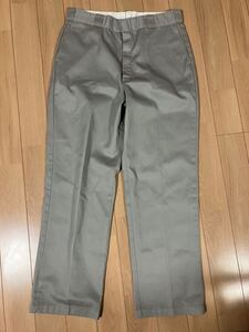 90s Dickies 874 ワークパンツ ディッキーズ USA製 ライトグレー　ヴィンテージ vintage アメリカ製　