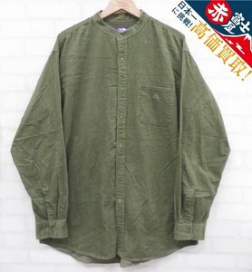 8T6879/THE NORTH FACE PURPLE LABEL Corduroy Band Collar Shirt NT3159N ノースフェイスパープルレーベルコーデュロイバンドカラーシャツ