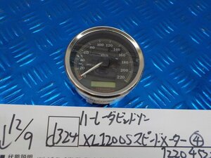 d324●○ハーレーダビッドソン XL1200S スピードメーター 12204522 (4) 6-12/9（ぼ）