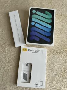 【美品】iPad mini6 Wi-Fi Cellular SIMフリー 256GBスペースグレイ + Apple Pencil + Otterboxケース