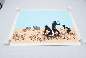 希少 WCP Banksy バンクシー TROLLEY HUNTERS リプロダクション シルクスクリーン プリント 現代アート 限定品