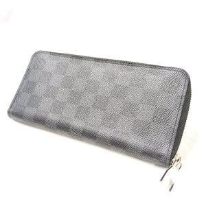 LOUIS VUITTON ルイ・ヴィトン ジッピーウォレット ヴェルティカル ダミエ グラフィット 長財布 メンズ 財布 ラウンドファスナー N63095