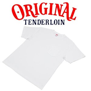 1円～1スタ 新品未使用 正規品 WHITE 激レア TENDERLOIN テンダーロイン ポケットTシャツ TEE 藤原ヒロシ キムタク サイズXL 三代目JSB着用