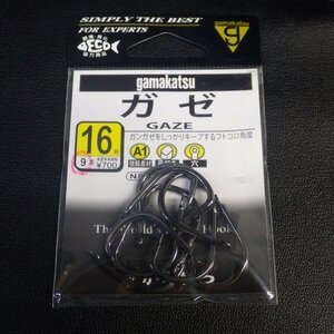 Gamakatsu がまかつ鈎 ガセ 16号 9本 ※在庫品 (16b0408) ※クリックポスト