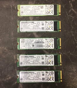 1円～ ■ M.2　NVMe　SSD　256GB　5点　まとめ売り　SK hynix　データ消去済　動作可