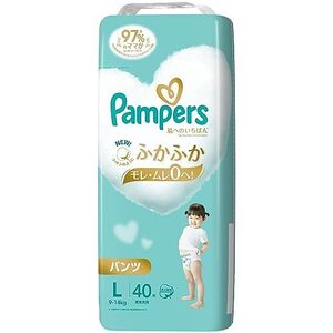 パンツ Lサイズパンパース オムツ 肌へのいちばん (9~14kg) 40枚