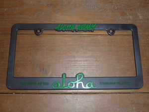 alohaarmy aloha army ナンバーフレーム ライセンスフレーム in4mation hilife udown 808allday illest fatlace ハワイ usdm hdm jdm 12