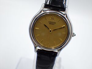 355678/⑤【1円スタート】SEIKO セイコー 稼動品 4J81-0A40 CREDOR クレドール レディース 時計 クオーツ ケース23mm