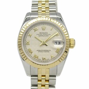 ロレックス デイトジャスト D番 腕時計 ウォッチ ブランドオフ ROLEX K18（イエローゴールド） 腕時計 K18/SS 中古 レディース