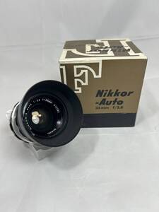 【希少美品元箱シリアル一致(^^♪】NikonニコンNIKKORニッコール -Auto 35/2.8　　　　　　827