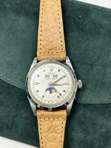 ロレックス　ROLEX　Ref.6062　トリプルカレンダームーンフェイズ　稼働品　ヴィンテージ　スターダイヤルインデックス