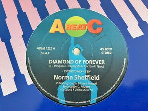 【伊Ori】Norma Sheffield / Diamond Of Forever(Extended)/Ladies(Extended)12inch ABEATC ITALY Abeat1225 96年Hi-NRG,SUPER EUROBEAT
