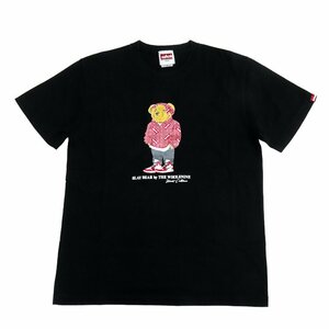 【1円/美品】THE WHOLE NINE ホールナイン 半袖Tシャツ SLAY BEAR シュプリーム Supreme ルイヴィトン LV コラボ ブラック M