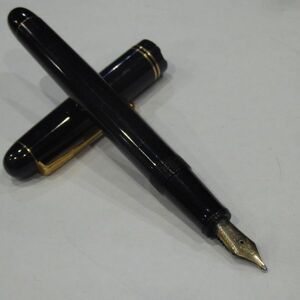 1円スタート激レア PILOT パイロット ブラック ゴールド CUSTOM 67 カスタム ペン先 14K 585 万年筆 32177 11-2