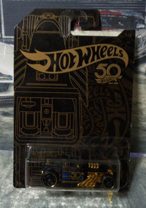 HotWheels BONE SHAKER　50th Anniversary Black & Gold　ホットウィール ボーン・シェーカー 50周年　説明文・写真ご参照　　///(076)