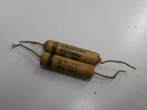 0.003 MF uf - 200V/AMERICAN RADIONIC Wax コンデンサの2本セットその3