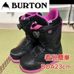 burton◼️バートン ◼️boa◼️ボア◼️足元可愛い◼️着脱簡単◼️23cm◼️ピンク