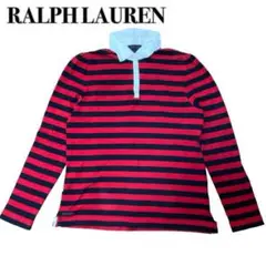 RALPH LAUREN  長袖ポロシャツ ボーダー  L ラガーシャツ