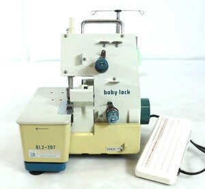 【ト足】 JUKI ジューキ baby lock BL2-207 ベビーロック ロックミシン ハンドクラフト ミシン CE270CHH39