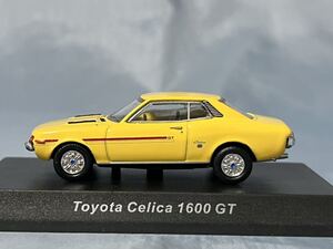 京商 製　　64 コレクション　　トヨタ　セリカ 1600 GT イエロー　　　1/64