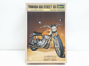 A249-N29-3281 未組立 Hasegawa ハセガワ ヤマハスポーツ オートバイ 650 XS1 1/10 モーターサイクルシリーズ No.2 プラモデル 現状品3