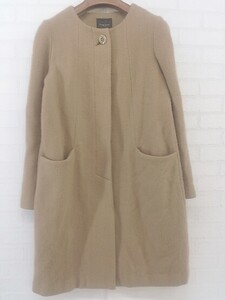 ◇ Demi-Luxe BEAMS デミルクス ビームス 長袖 コート サイズ36 ベージュ系 レディース P