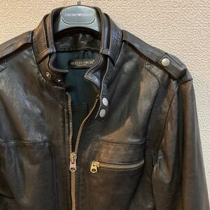 GOLDEN GOOSE ゴールデングース レザーライダースジャケット XS たったひとつの恋