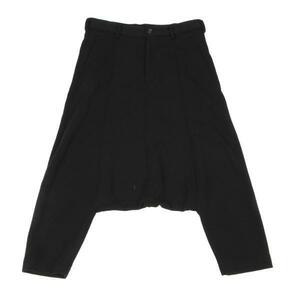 コムコム コムデギャルソンCOMME des GARCONS ストレッチウールニットサルエルパンツ 黒SS