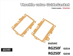 ■ YFCG-97A/B　 RG250Γガンマ GJ21A / GJ21B　キャブレター リペアキット スロットルバルブガイドガスケット　キースター2