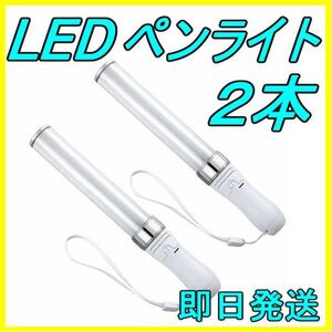 LED ペンライト 15色 2本セット キンブレ コンサート ライブ アイドル 声優 グッズ フェス アーティスト タレント 新品&即日発送！！