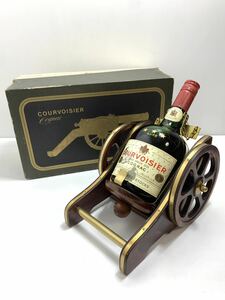 ヴィンテージクルボアジェ コニャック 3 スター ラグジュアリー カノンVintage Courvoisier Cognac 3 Stars Luxe Canon 1970s 箱付 