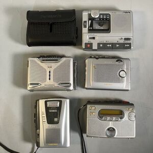 F2-119 ラジオ カセットレコーダー等 通電 ５点まとめ SONY ソニー WALKMAN VOR TCM-450 GX-400 TP-SS1 Panasonic パナソニック RQ-A300