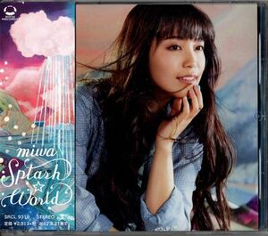 帯付CD★miwa／SPLASH☆WORLD★レンタル盤