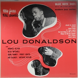 中古LP「NEW FACES NEW SOUNDS / ニュー・フェース・ニュー・サウンド」LOU DONALDSON / ロウ・ドナルドソン