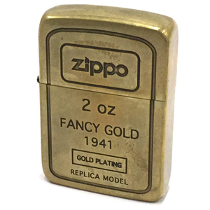 ジッポー オイルライター 2oz FANCY GOLD 1941 GOLD PLATING REPLICA MODEL 高さ5.5cm 喫煙具 喫煙グッズ ZIPPO