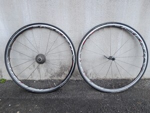 シマノ SHIMANO WH-RS80 CARBON ホイール 前後セットCS-HG50-9 HGスプロケット 9s クイックリリース付き 