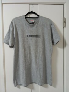 Supreme　モーションロゴ　16SS　Lサイズ 　グレー　MotionLOGO　シュプリーム