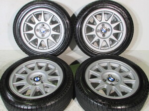 ☆BMW■E30■HARTGE■ハルトゲ■100-4H/15-6.5J/+20■205/50R15■ブリヂストン■GRIDⅡ■希少品当時物■ジャンク品■VWゴルフⅠ.Ⅱ.Ⅲ.流用