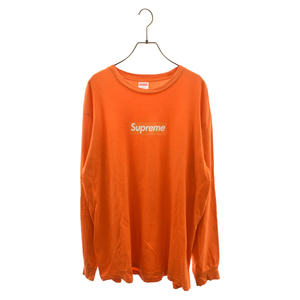 SUPREME シュプリーム 20AW Box Logo L/S Tee ボックスロゴ長袖Tシャツ オレンジ