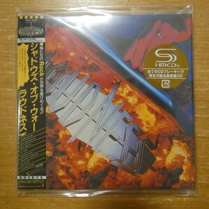 4943674091010;【未開封/SHM-CD/ジャパメタ】ラウドネス / シャドウズ・オブ・ウォー(紙ジャケット仕様)　WPCL-10693