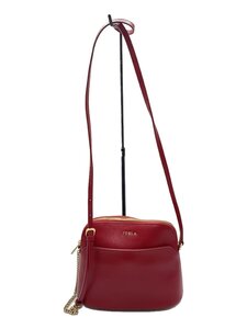 FURLA◆ショルダーバッグ/レザー/RED/149538