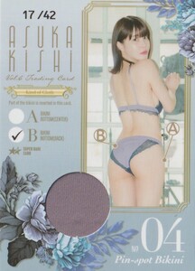 岸明日香　Vol.6　トレーディングカード　　ピンスポビキニカード　　Pin-spot Bikini　04 B