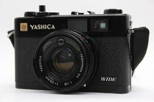 【返品保証】 ヤシカ Yashica Electro 35 CCN WIDE Color-Yashinon DX 35mm F1.8 レンジファインダー カメラ v3789