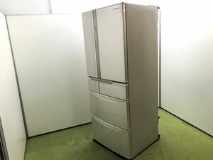 美品 Panasonic パナソニック 冷凍冷蔵庫 NR-F473V-N 6ドア 470L フレンチドア 観音開き 真ん中冷凍室 自動製氷 2018年製 YD05077S